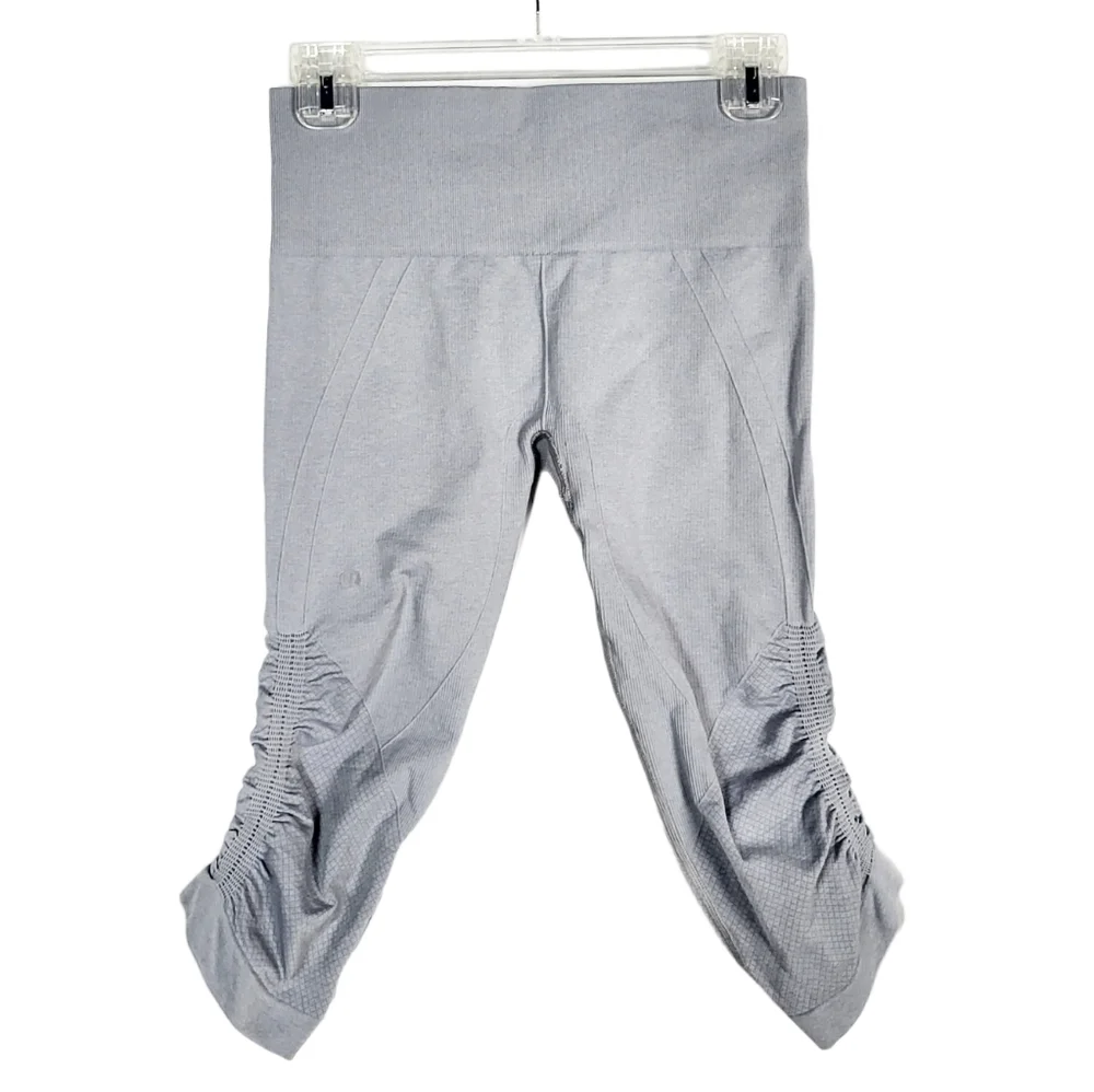 LULULEMON In the Flow crop leggings grey